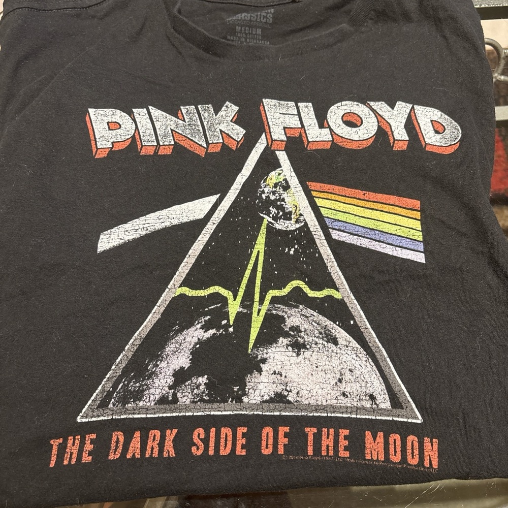 Pink Floyd Black Short Sleeve Tee